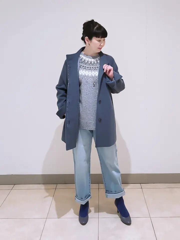 J.PRESS LADIES L スタッフ コーディネート画像