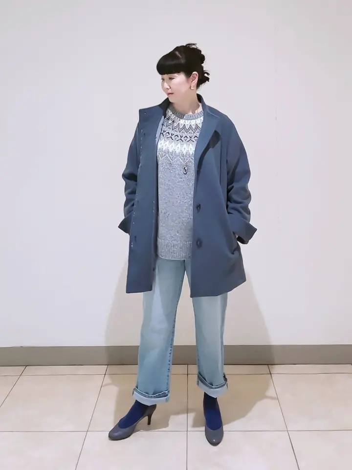 J.PRESS LADIES L スタッフ コーディネート画像