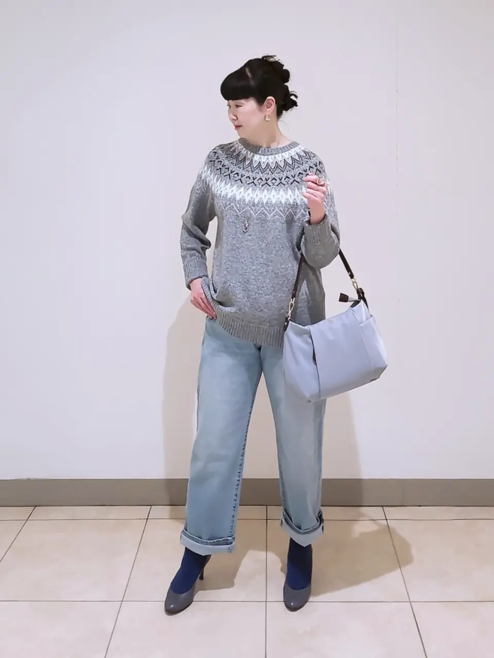 J.PRESS LADIES L スタッフ コーディネート画像