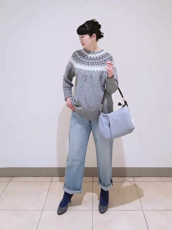 J.PRESS LADIES L スタッフ コーディネート画像