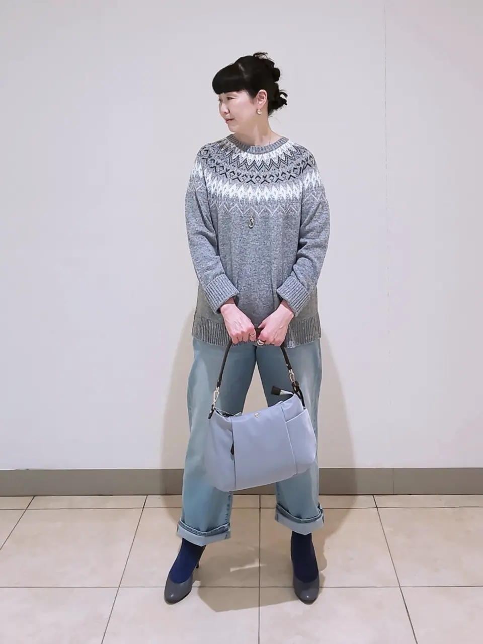 J.PRESS LADIES L スタッフ コーディネート画像