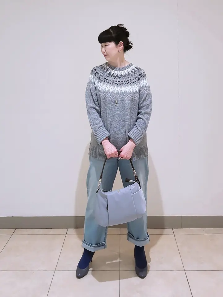 J.PRESS LADIES L スタッフ コーディネート画像