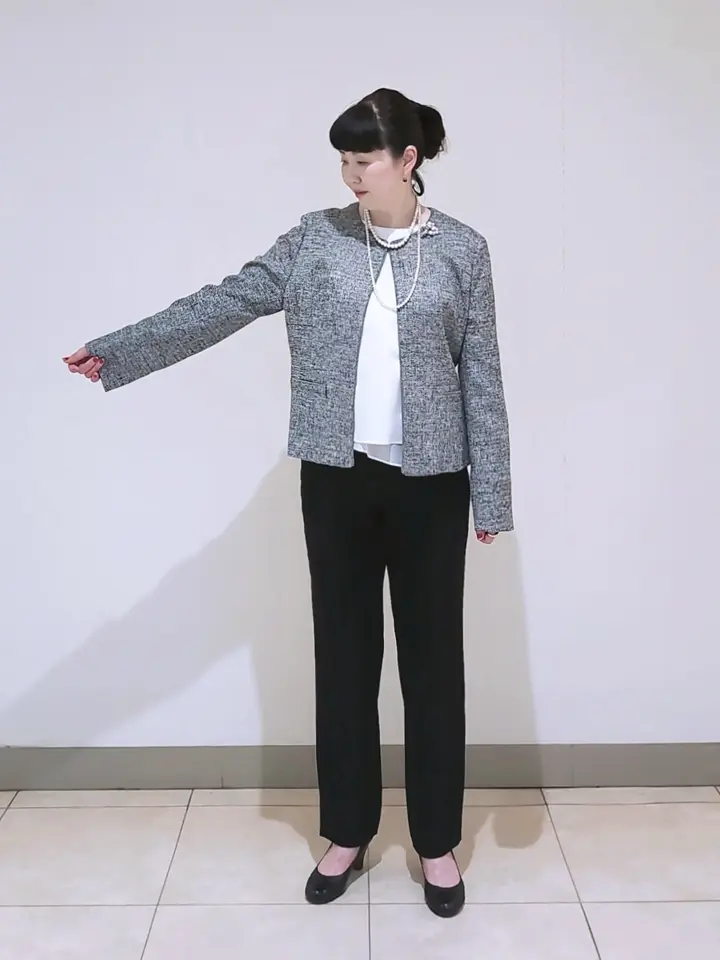 J.PRESS LADIES L スタッフ コーディネート画像