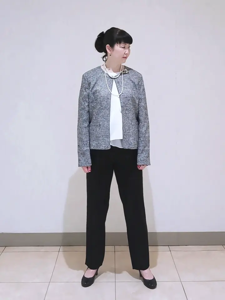 J.PRESS LADIES L スタッフ コーディネート画像