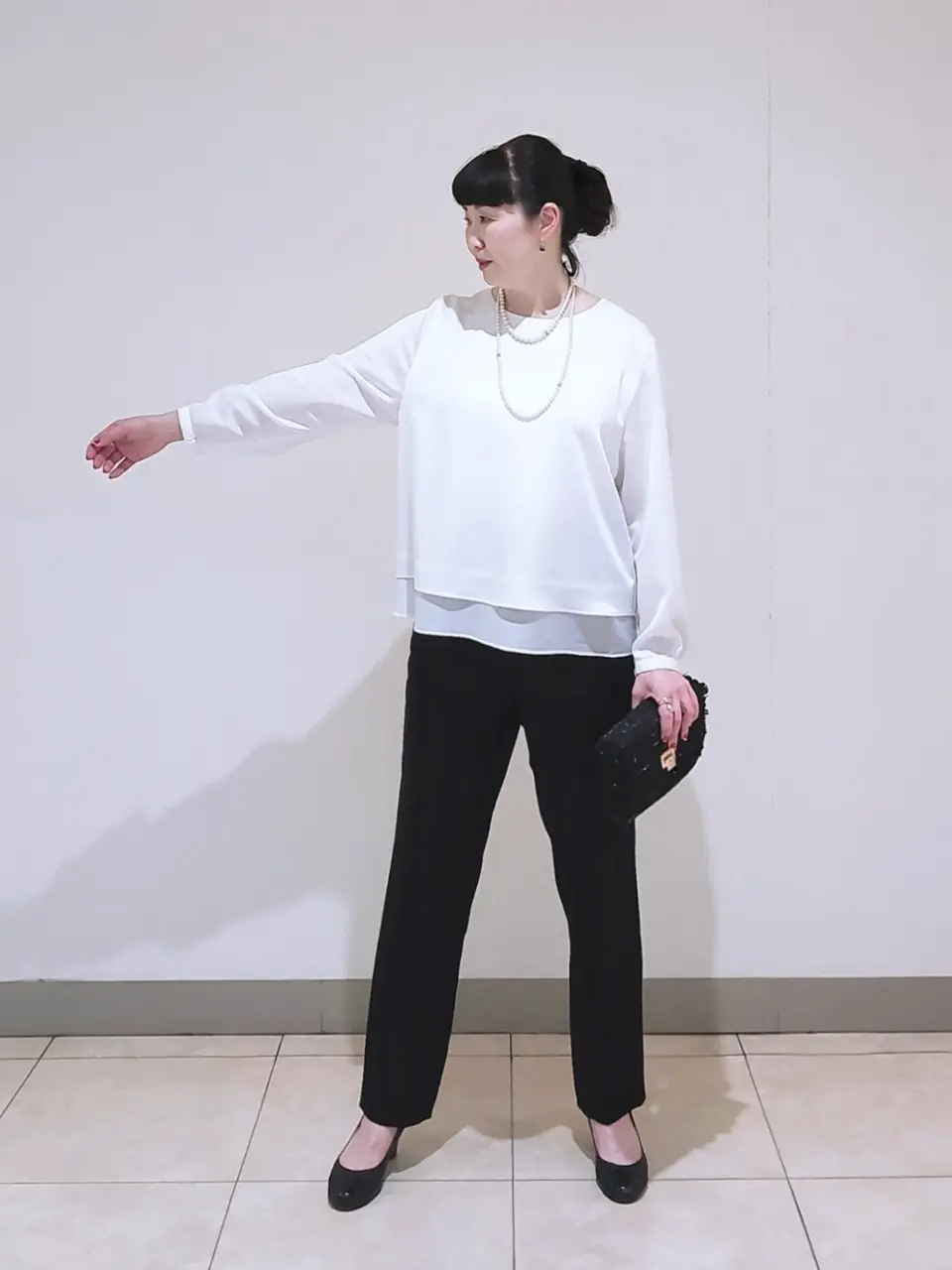 J.PRESS LADIES L スタッフ コーディネート画像