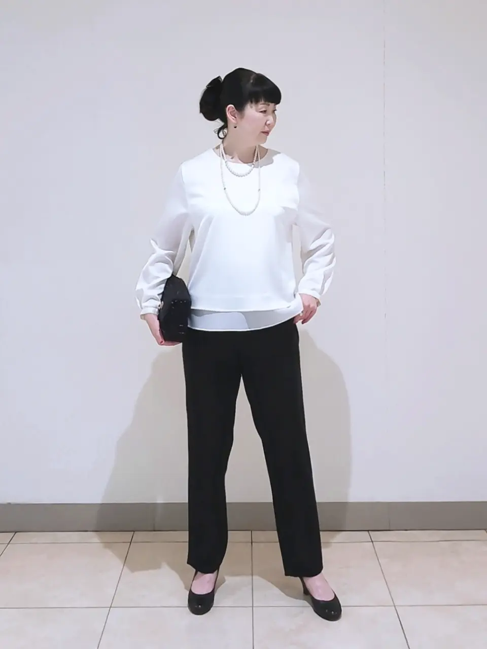 J.PRESS LADIES L スタッフ コーディネート画像