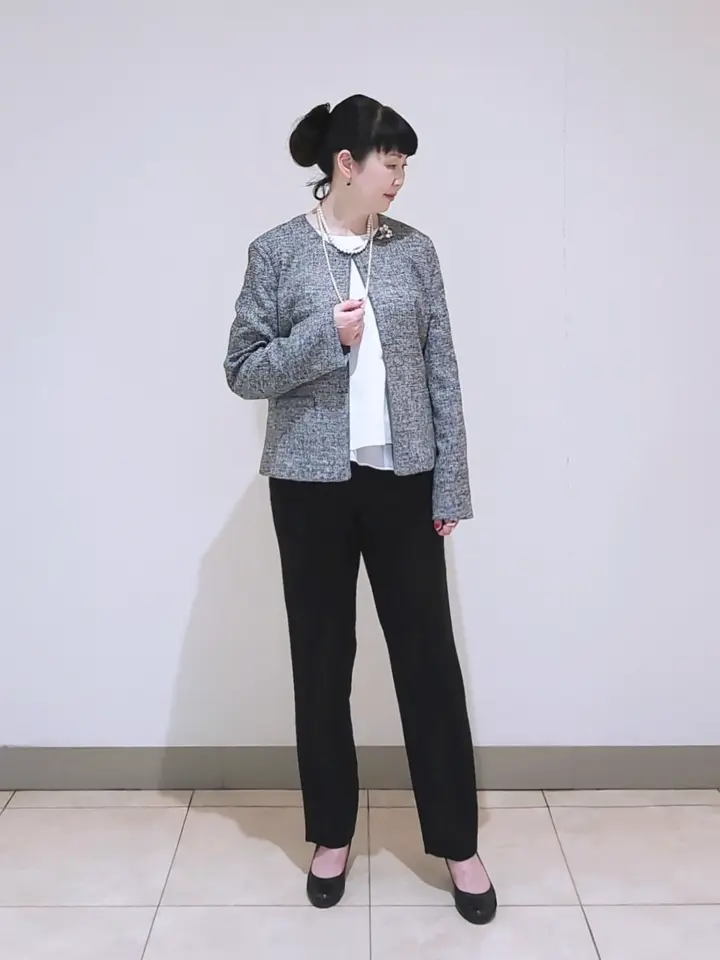 J.PRESS LADIES L スタッフ コーディネート画像