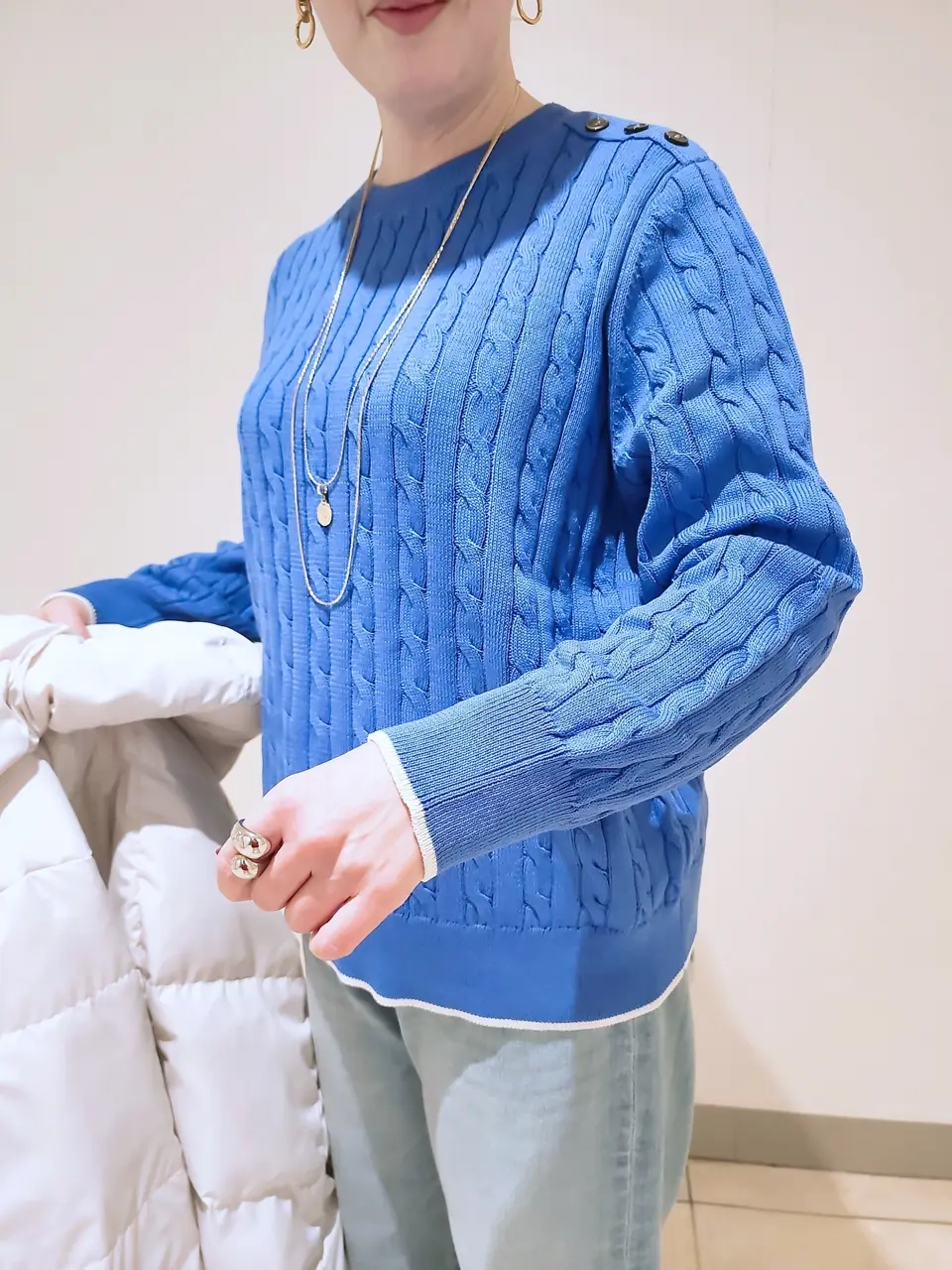 J.PRESS LADIES L スタッフ コーディネート画像