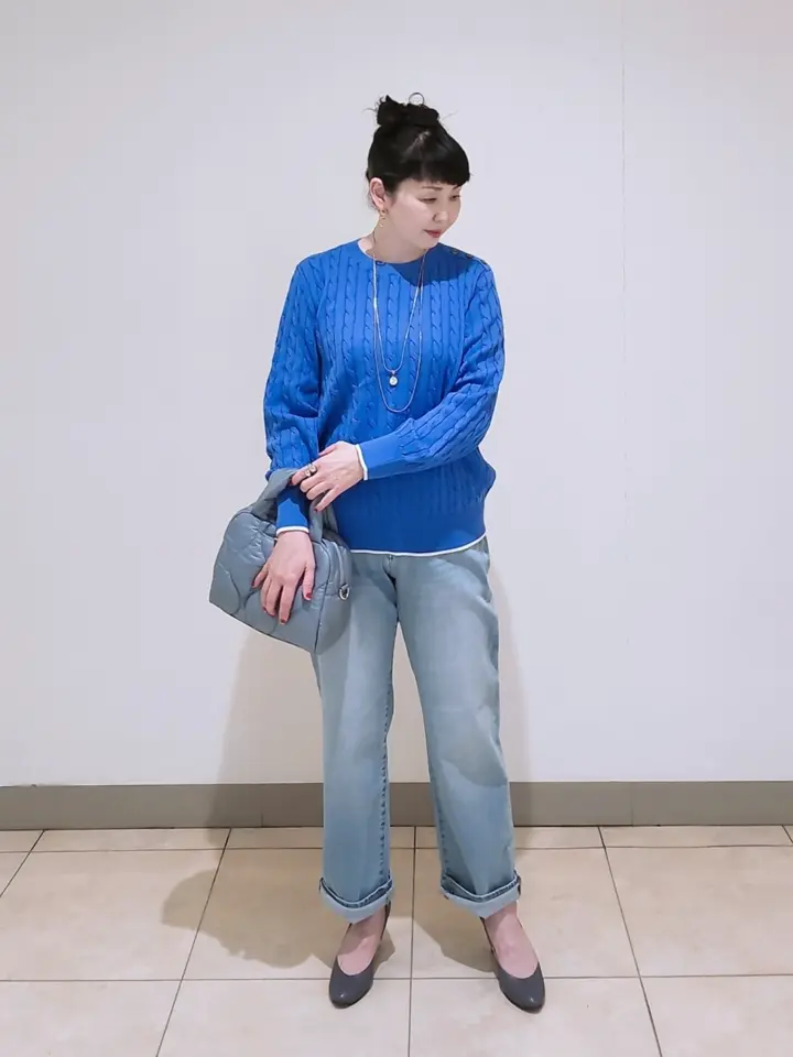 J.PRESS LADIES L スタッフ コーディネート画像