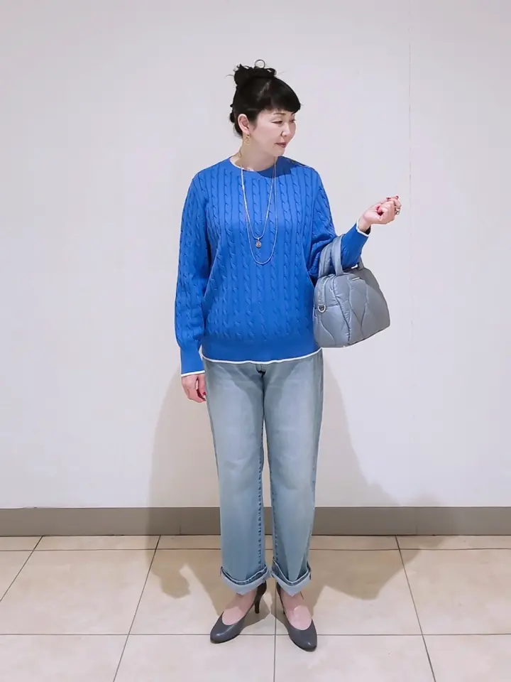 J.PRESS LADIES L スタッフ コーディネート画像