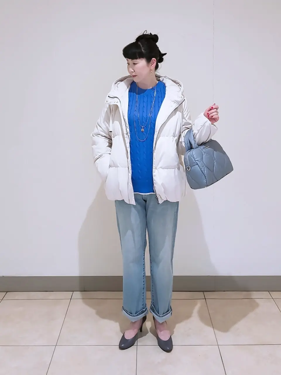 J.PRESS LADIES L スタッフ コーディネート画像