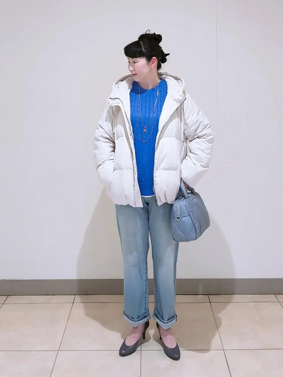 J.PRESS LADIES L スタッフ コーディネート画像