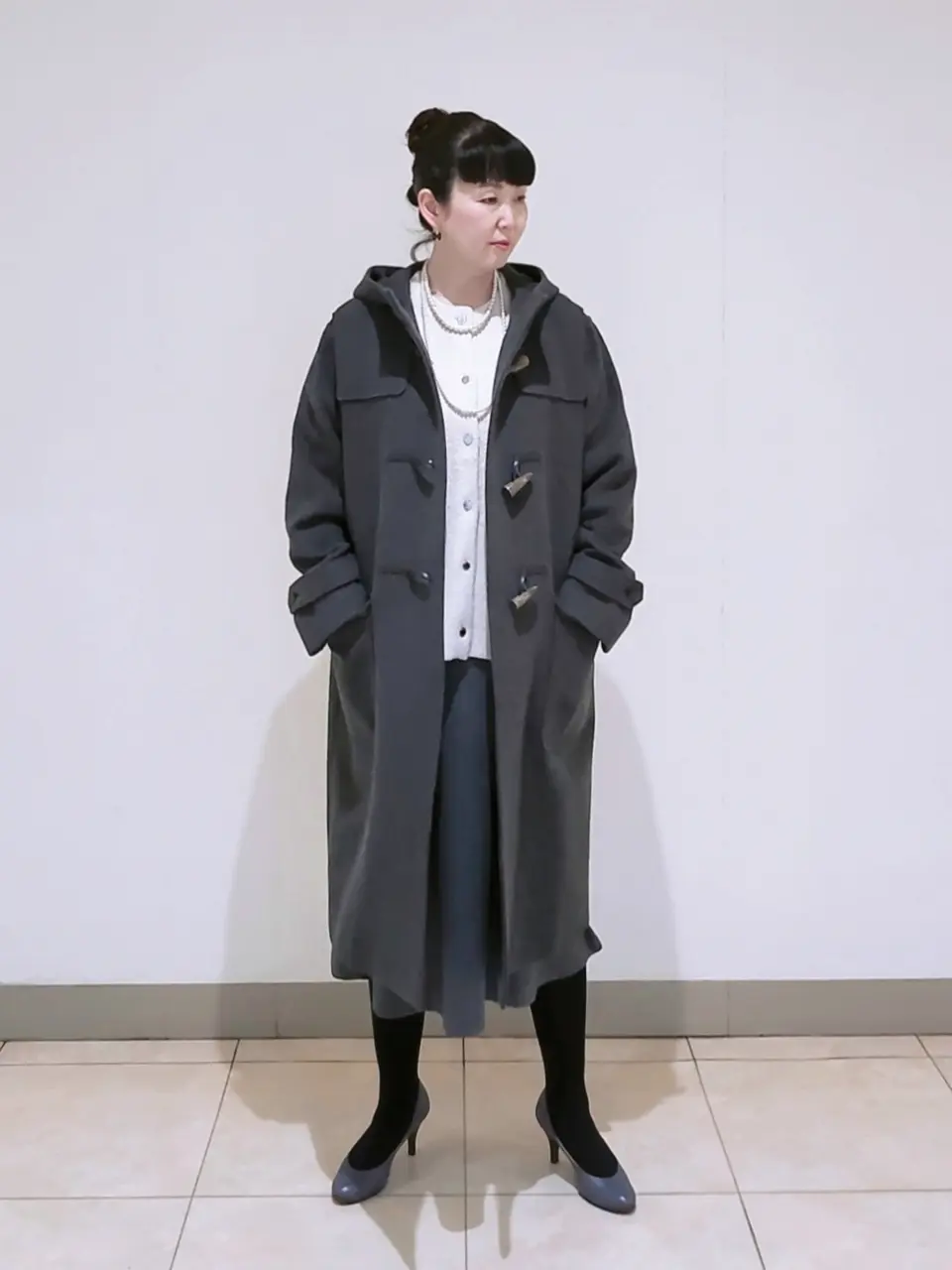 J.PRESS LADIES L スタッフ コーディネート画像