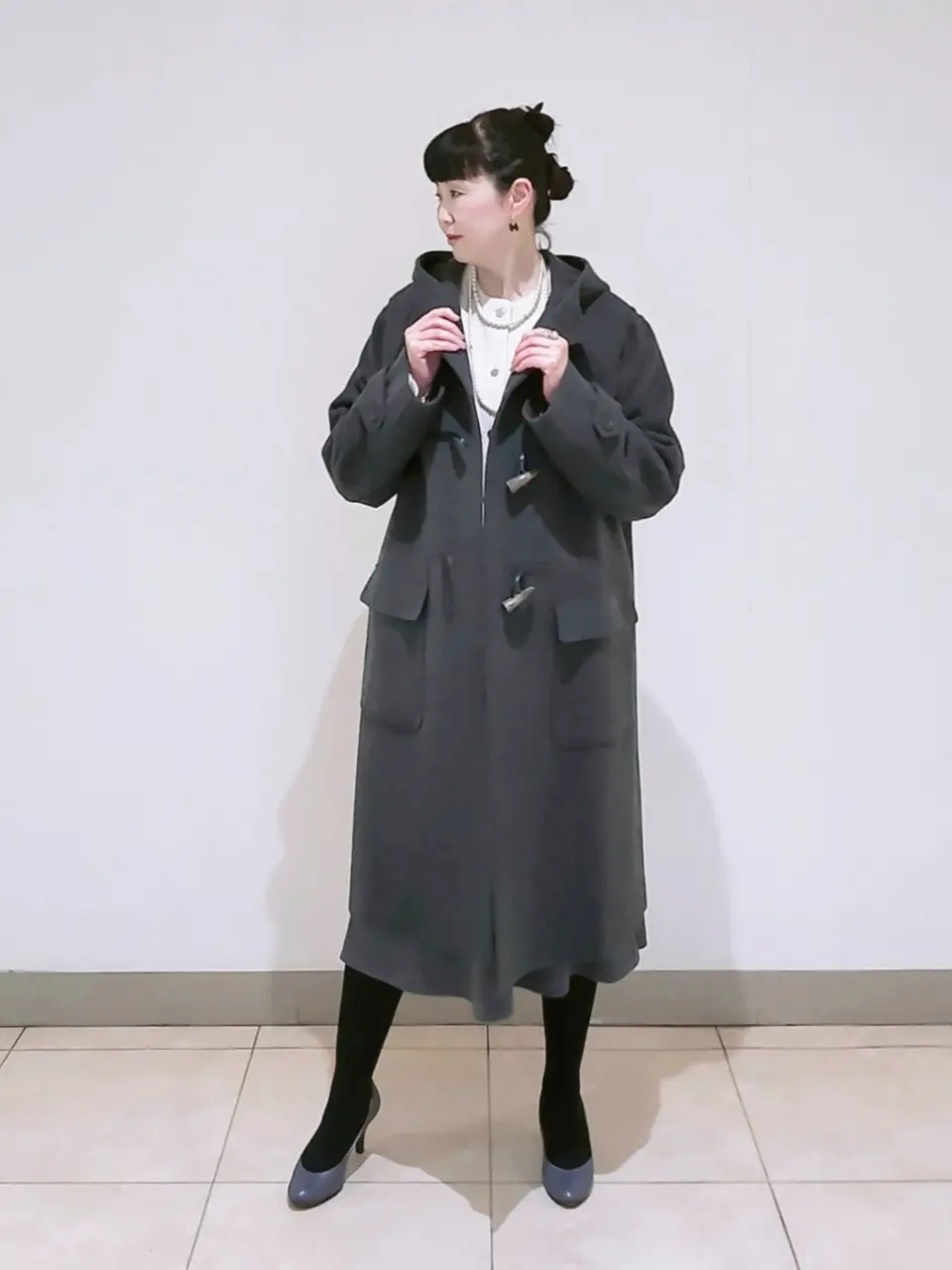 J.PRESS LADIES L スタッフ コーディネート画像