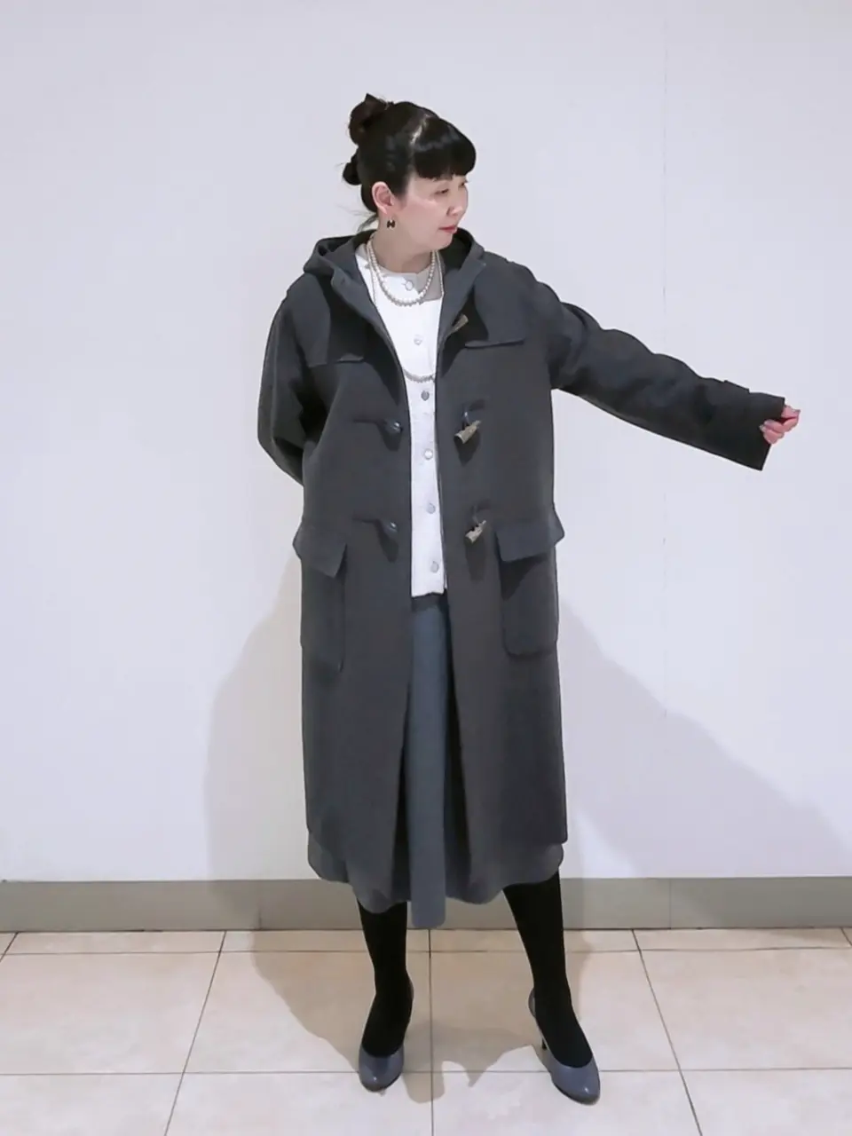 J.PRESS LADIES L スタッフ コーディネート画像