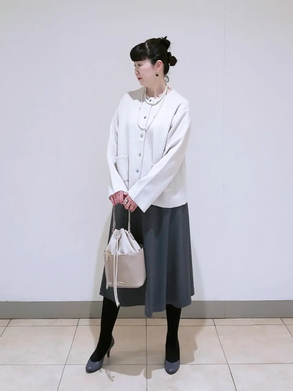 J.PRESS LADIES L スタッフ コーディネート画像