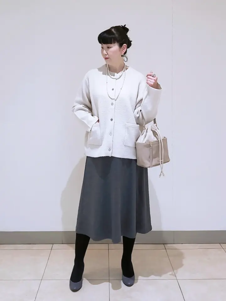 J.PRESS LADIES L スタッフ コーディネート画像