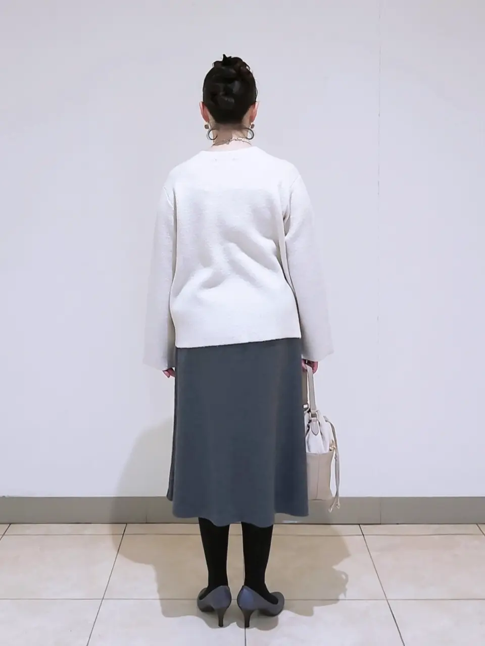 J.PRESS LADIES L スタッフ コーディネート画像