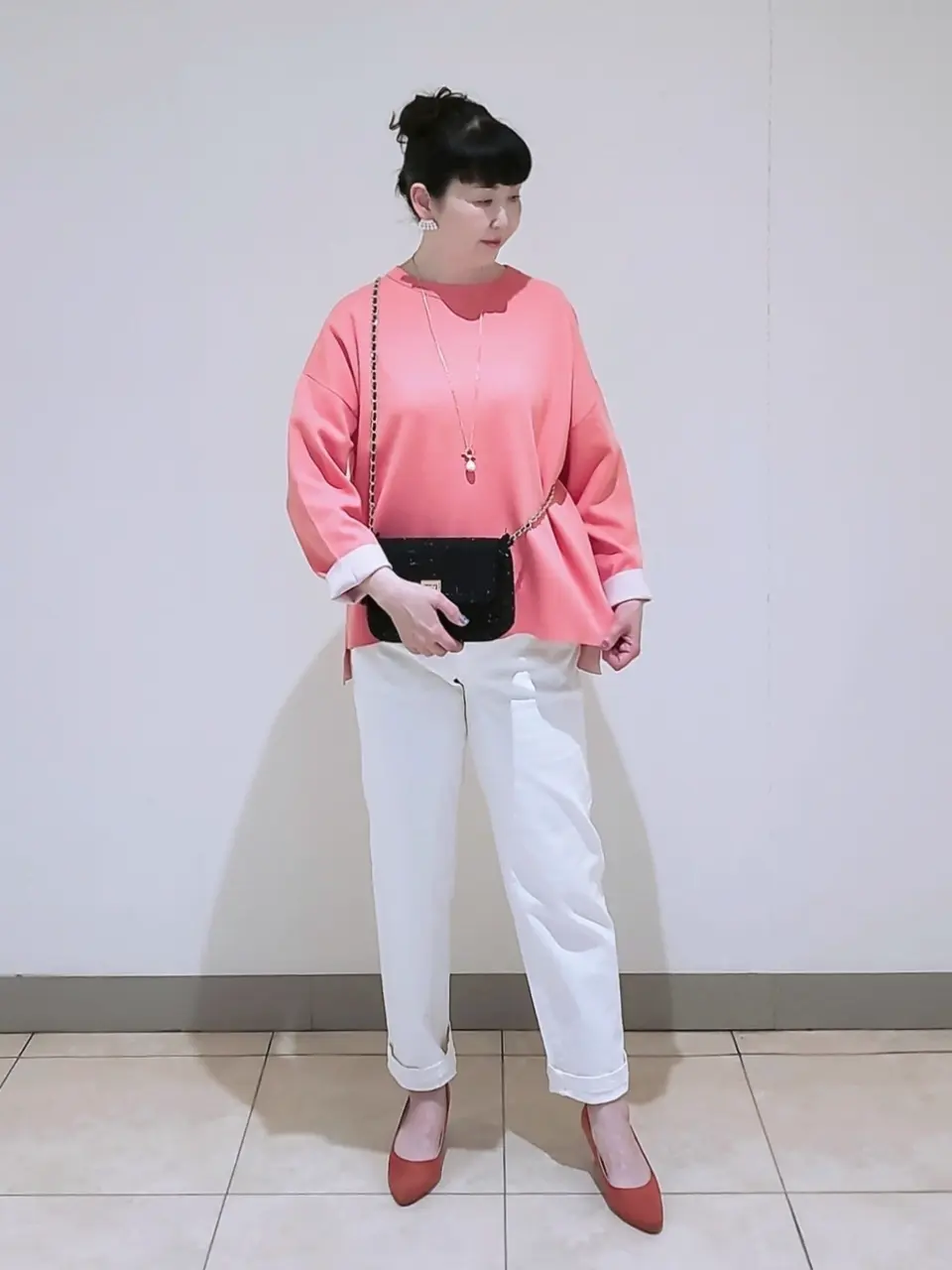 J.PRESS LADIES L スタッフ コーディネート画像