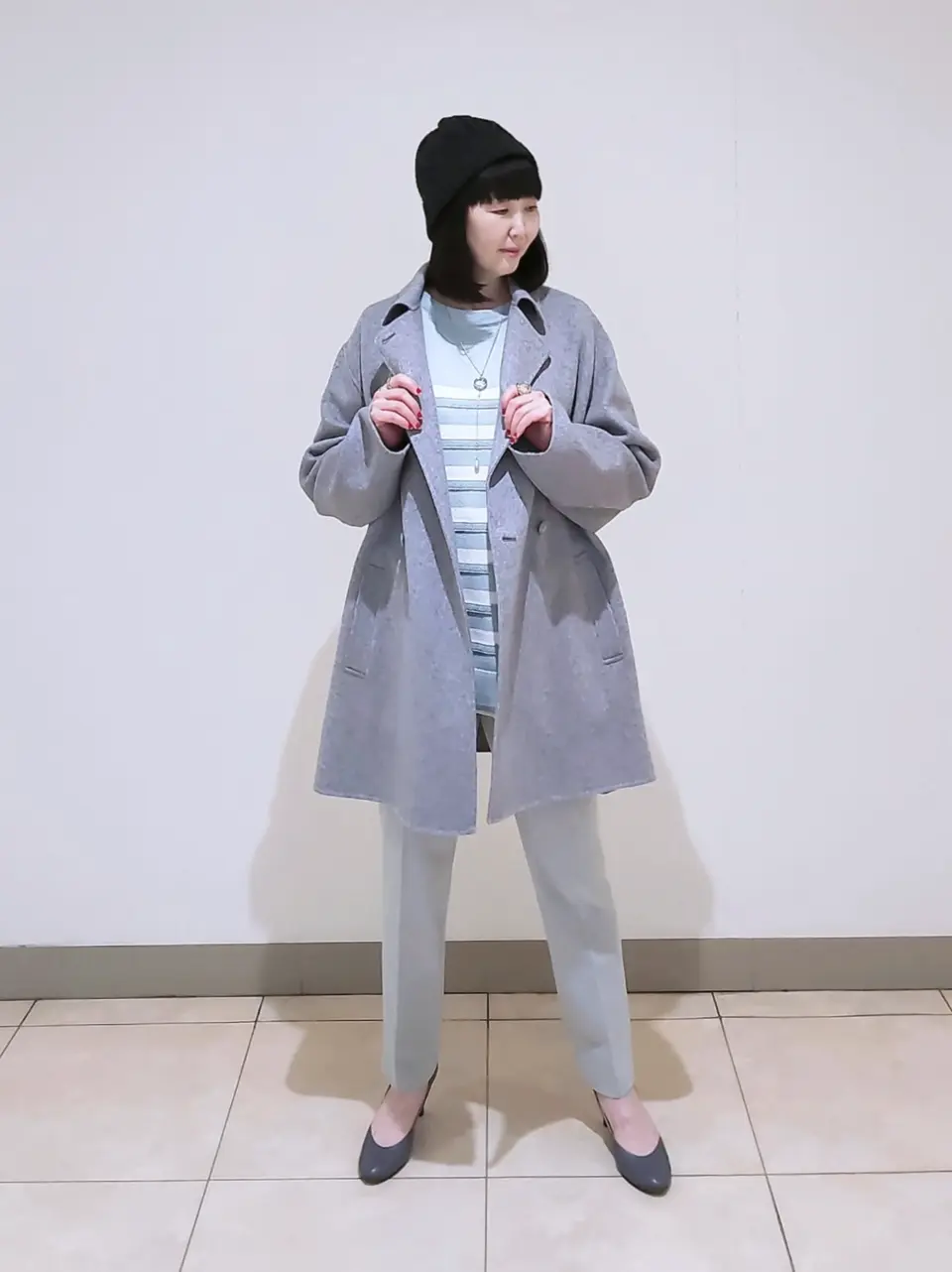 J.PRESS LADIES L スタッフ コーディネート画像