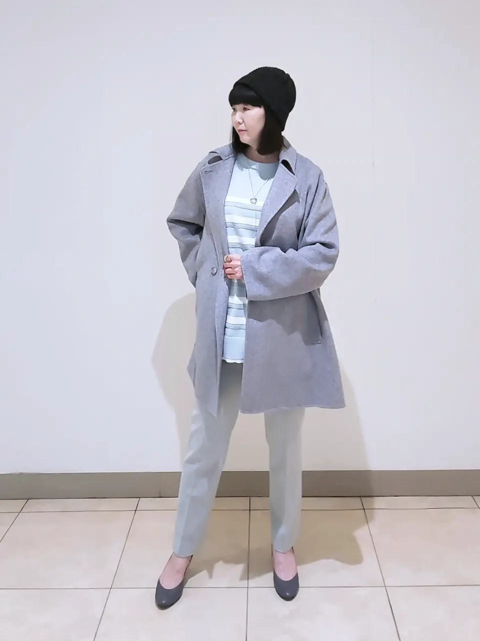 J.PRESS LADIES L スタッフ コーディネート画像