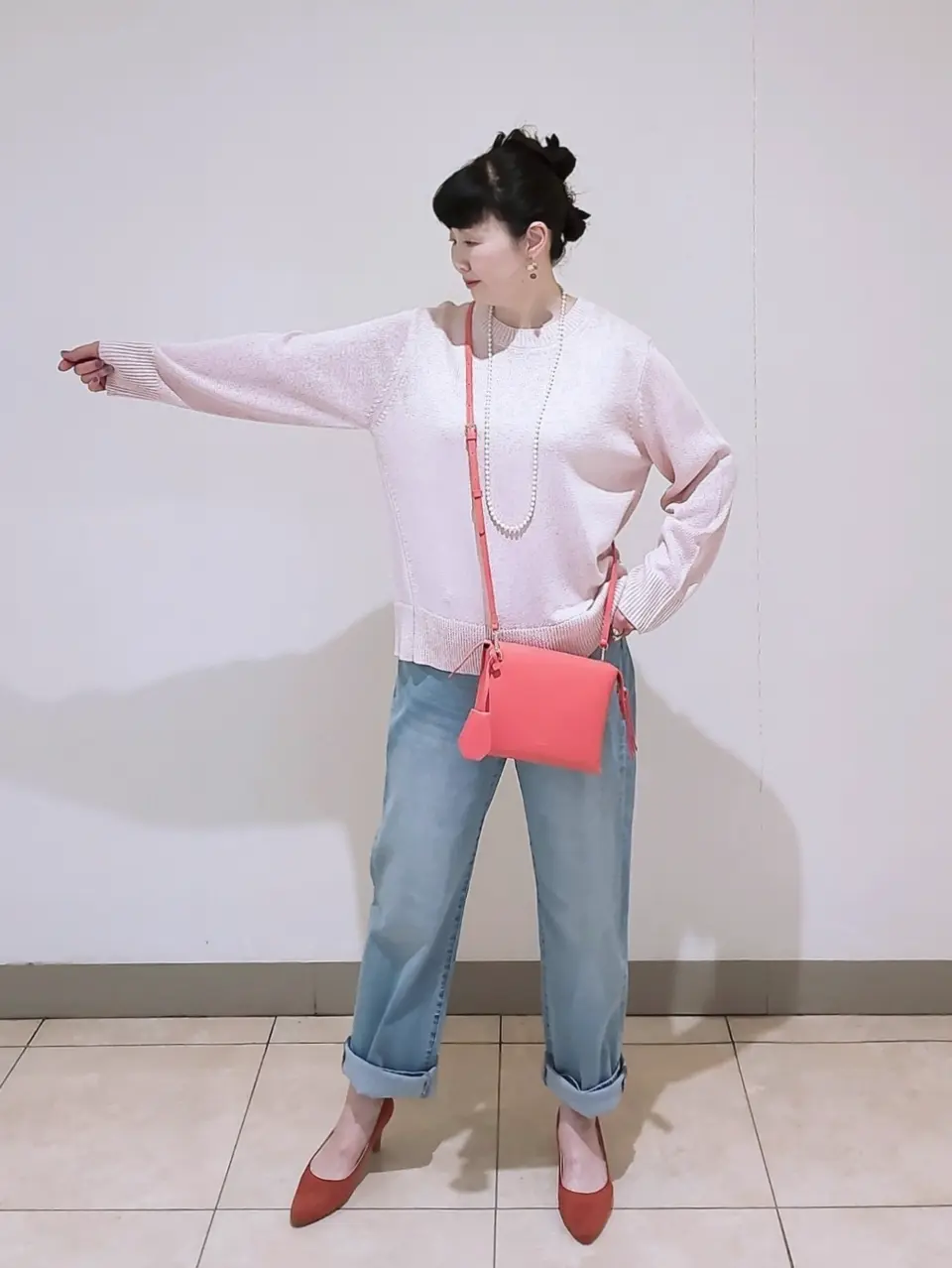 J.PRESS LADIES L スタッフ コーディネート画像