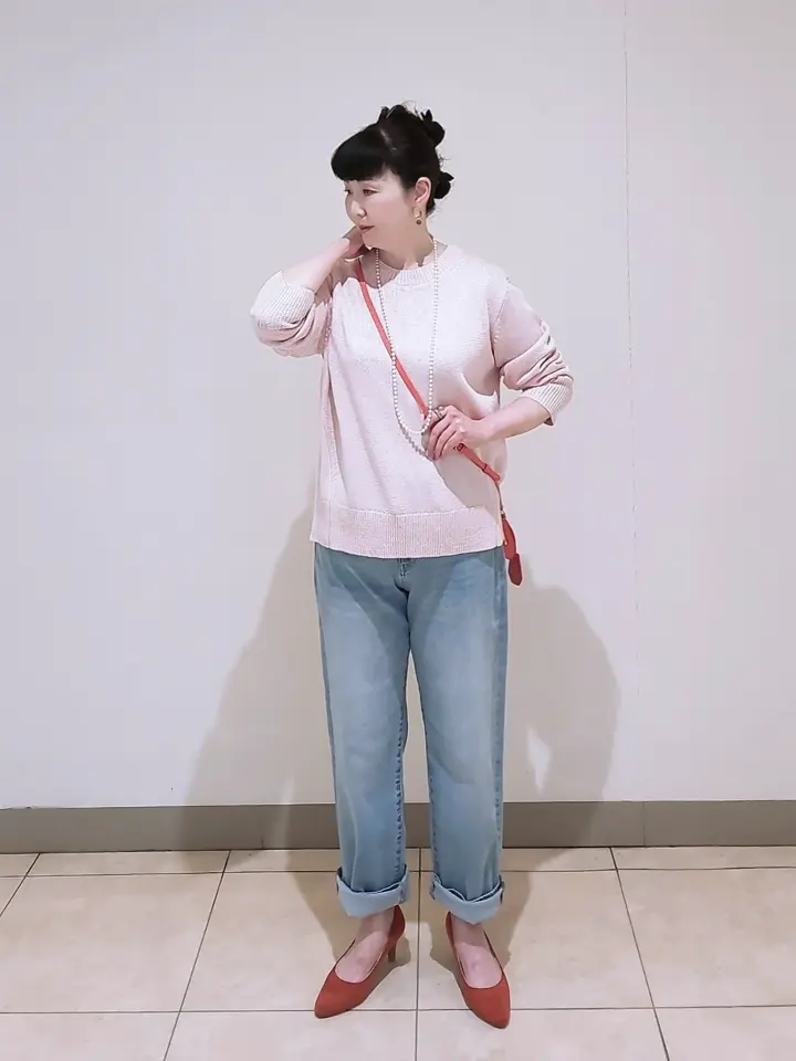 J.PRESS LADIES L スタッフ コーディネート画像