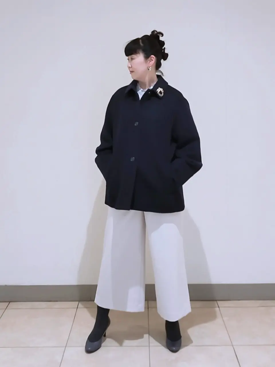 J.PRESS LADIES L スタッフ コーディネート画像