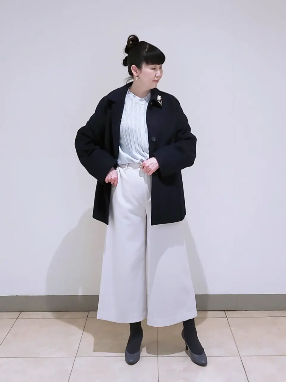 J.PRESS LADIES L スタッフ コーディネート画像