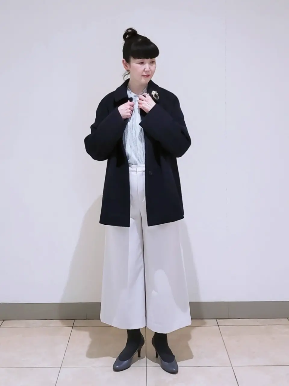 J.PRESS LADIES L スタッフ コーディネート画像