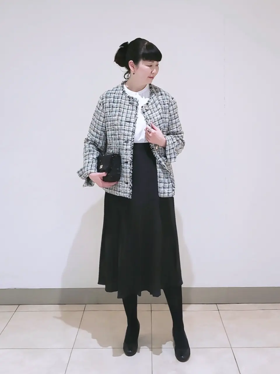 J.PRESS LADIES L スタッフ コーディネート画像