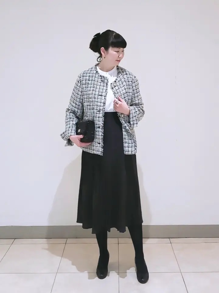 J.PRESS LADIES L スタッフ コーディネート画像