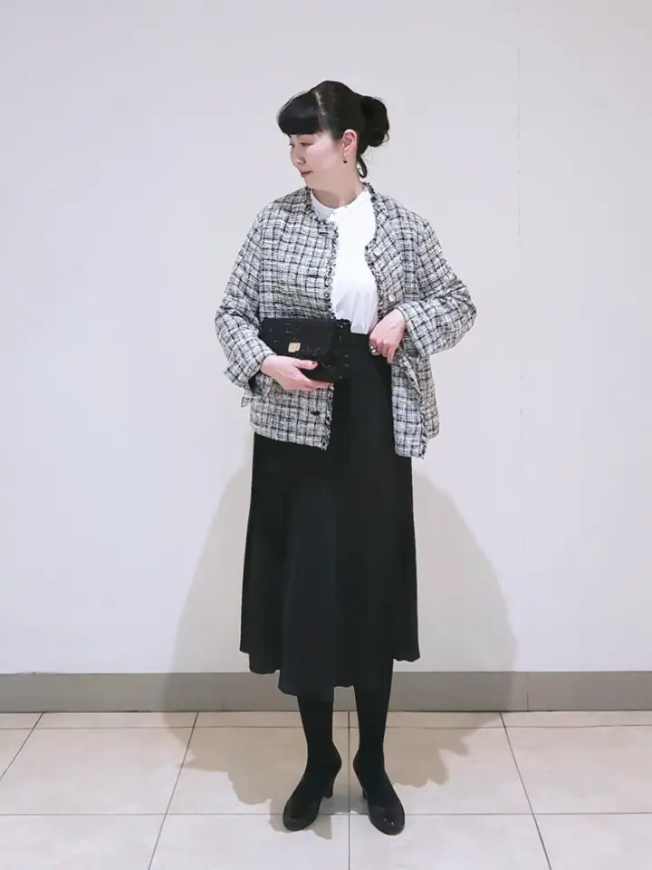 J.PRESS LADIES L スタッフ コーディネート画像