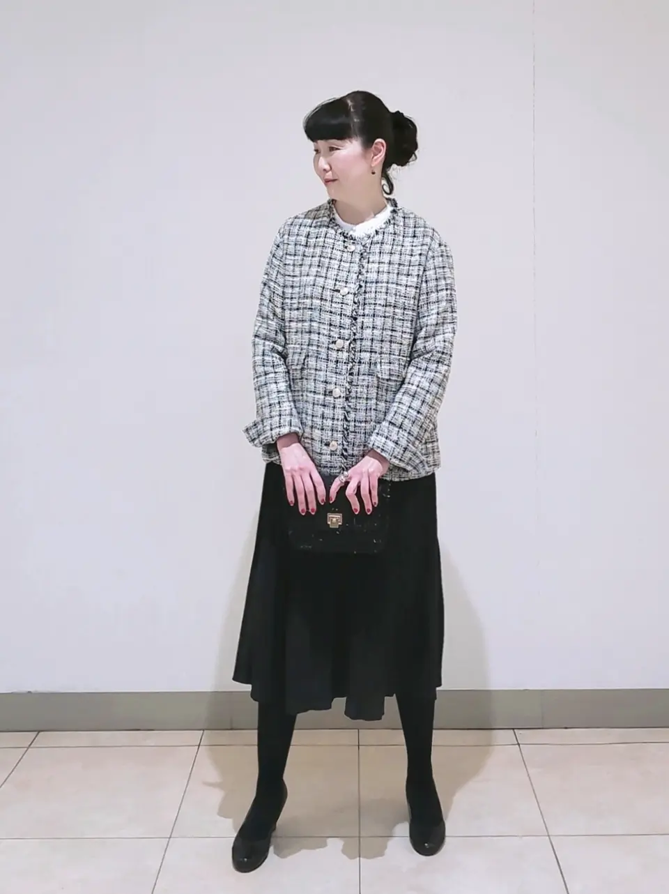 J.PRESS LADIES L スタッフ コーディネート画像