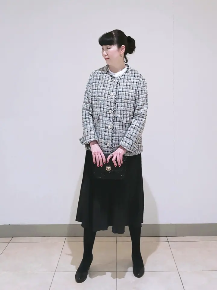 J.PRESS LADIES L スタッフ コーディネート画像