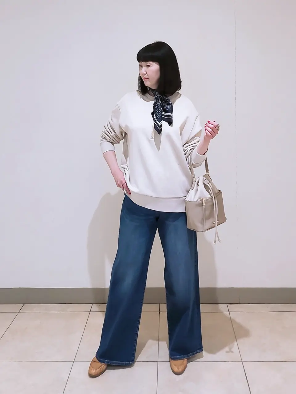 J.PRESS LADIES L スタッフ コーディネート画像