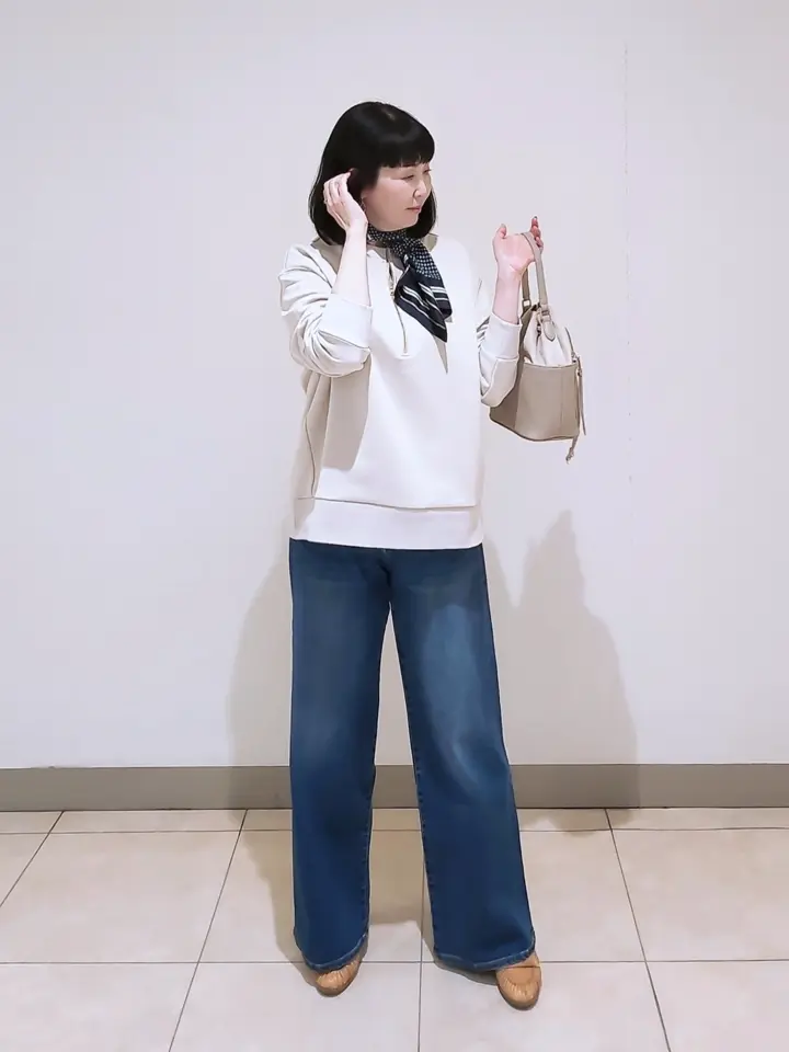 J.PRESS LADIES L スタッフ コーディネート画像