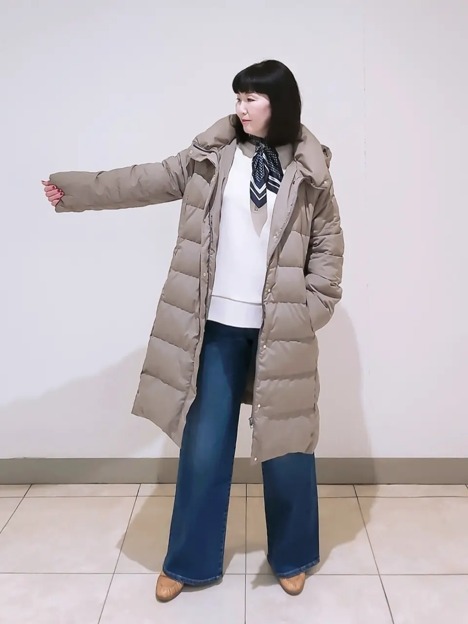 J.PRESS LADIES L スタッフ コーディネート画像