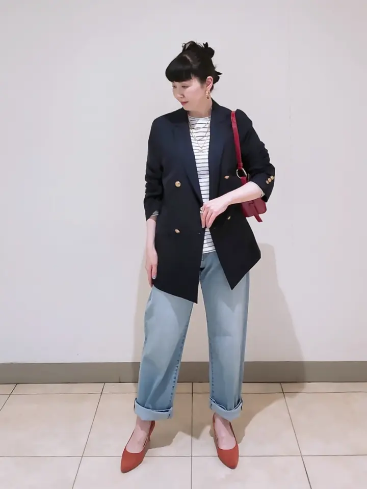 J.PRESS LADIES L スタッフ コーディネート画像