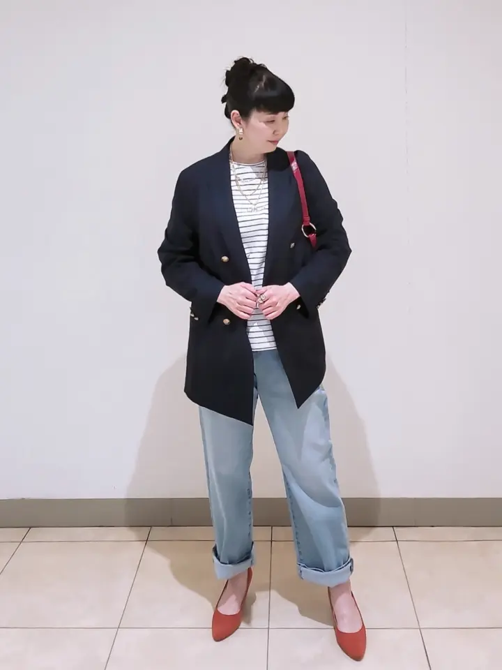 J.PRESS LADIES L スタッフ コーディネート画像