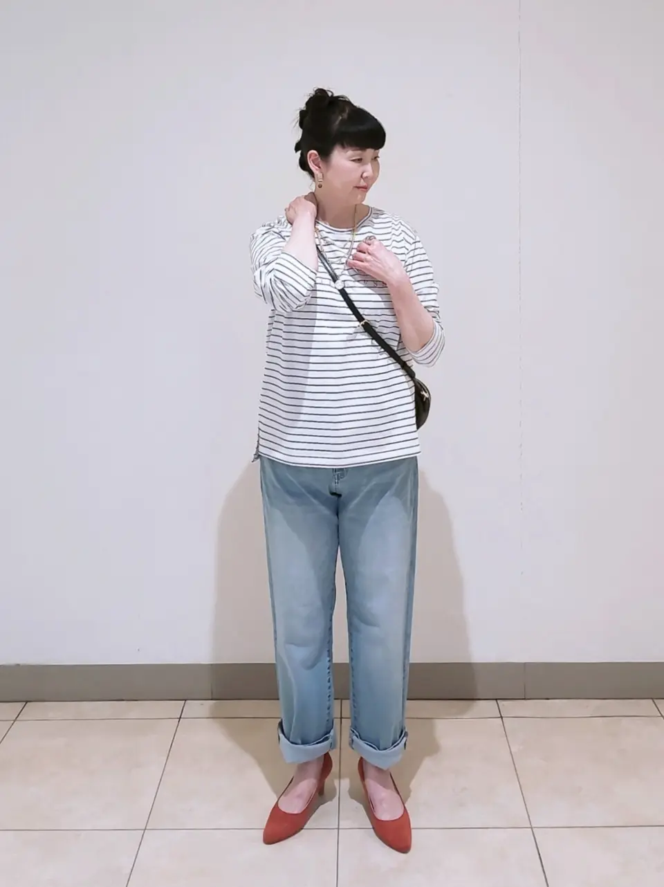 J.PRESS LADIES L スタッフ コーディネート画像