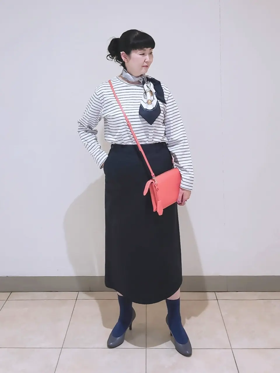 J.PRESS LADIES L スタッフ コーディネート画像