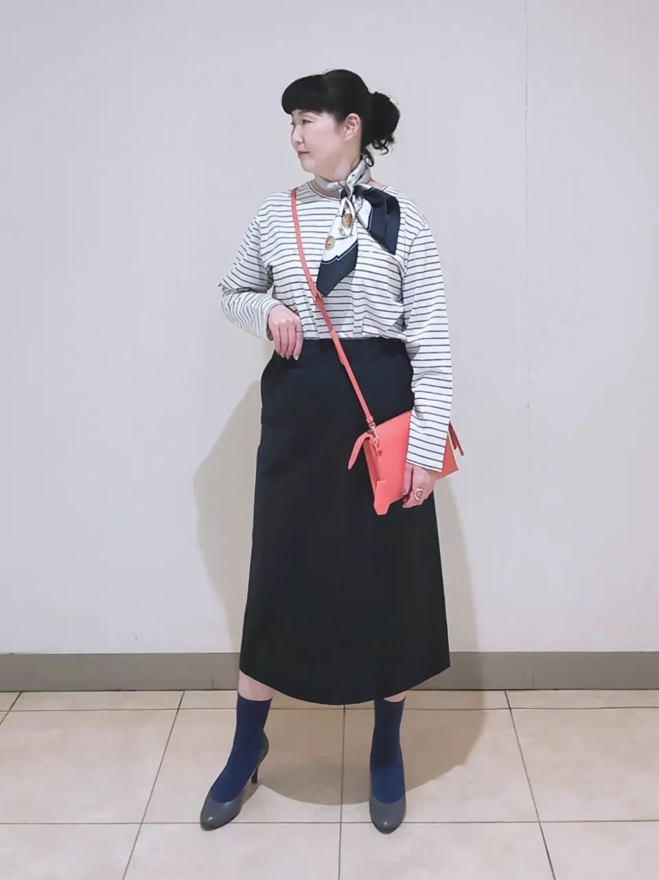 J.PRESS LADIES L スタッフ コーディネート画像