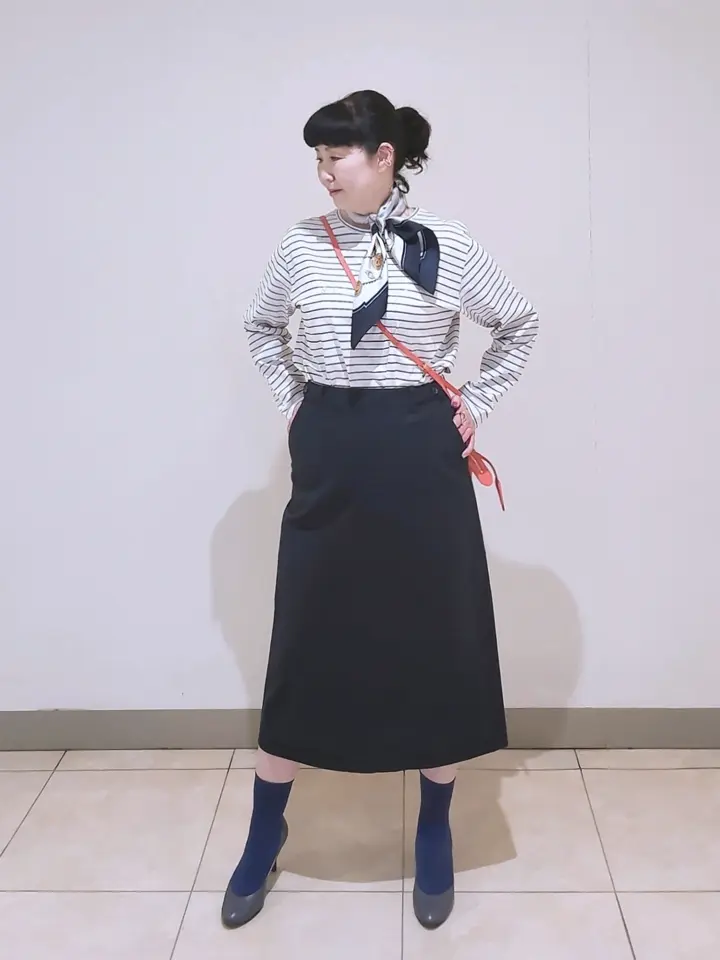 J.PRESS LADIES L スタッフ コーディネート画像