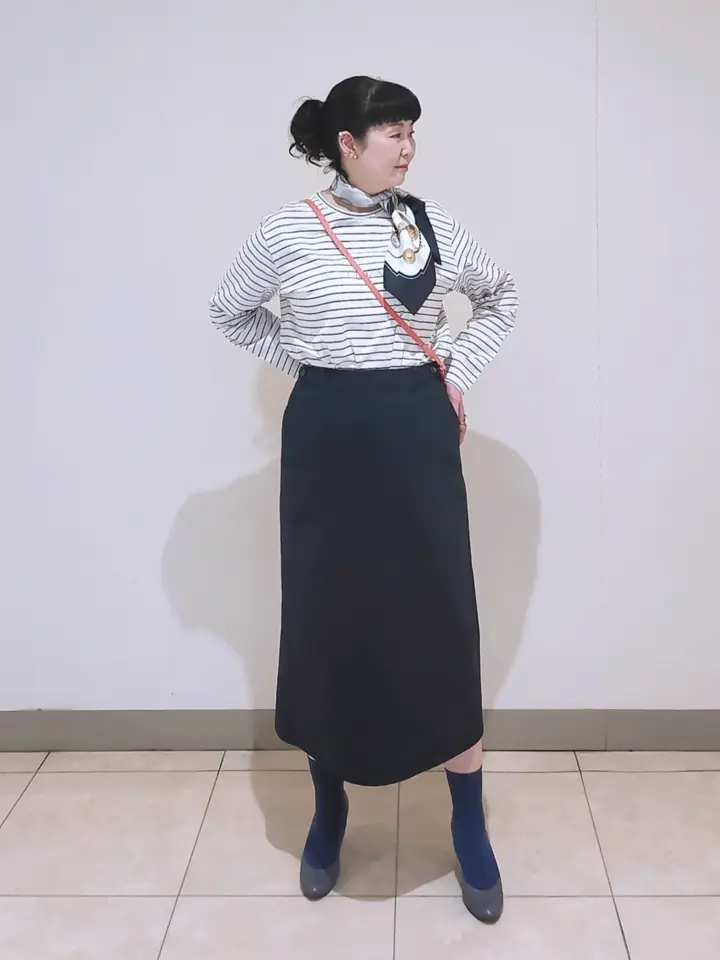 J.PRESS LADIES L スタッフ コーディネート画像