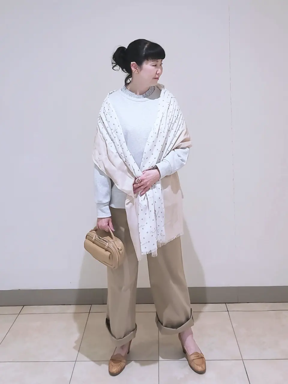 J.PRESS LADIES L スタッフ コーディネート画像