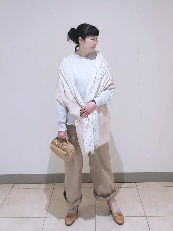 J.PRESS LADIES L スタッフ コーディネート画像