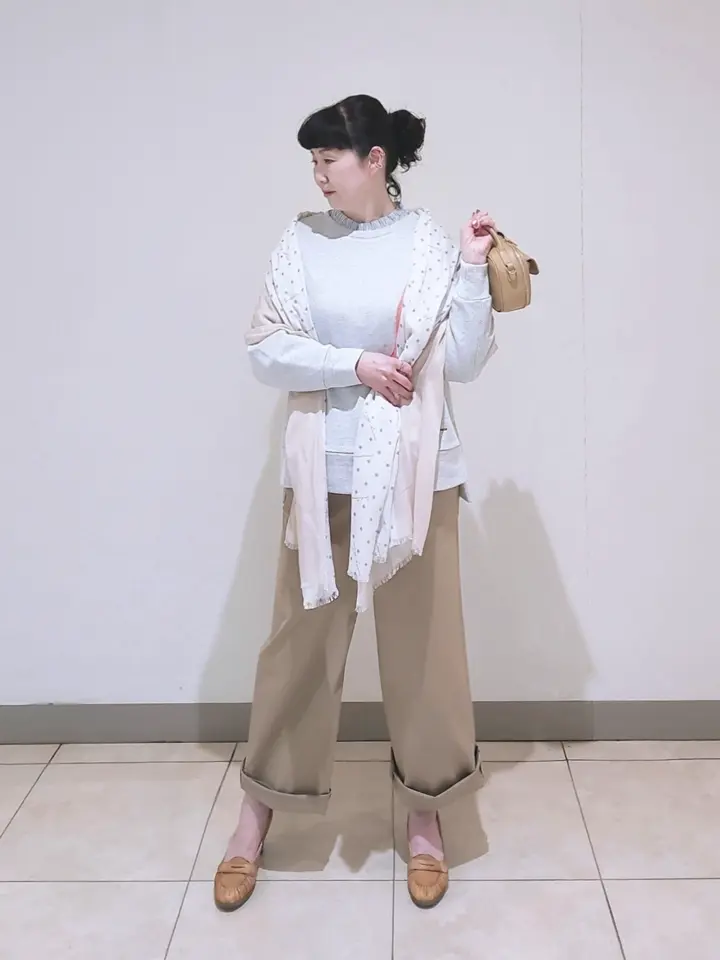 J.PRESS LADIES L スタッフ コーディネート画像