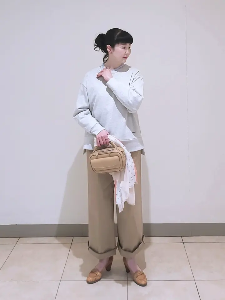 J.PRESS LADIES L スタッフ コーディネート画像