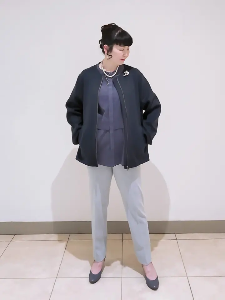 J.PRESS LADIES L スタッフ コーディネート画像